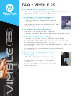 Preview for 9 page of FEIYUTECH Vimble 2S Faq