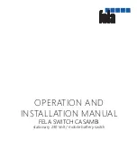 FELA SWITCH CASAMBI User Manual preview