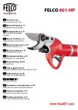 Предварительный просмотр 1 страницы Felco 801-HP User Manual