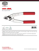 Предварительный просмотр 1 страницы Felco C9 Manual