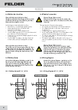 Preview for 42 page of Felder AF 12 Operating Manual