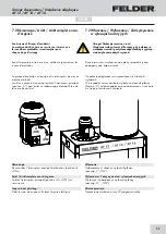 Preview for 49 page of Felder AF 12 Operating Manual