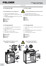 Preview for 40 page of Felder AF 12 Operation Manual