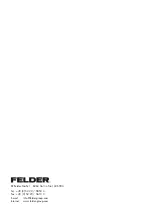 Preview for 64 page of Felder AF 12 Operation Manual