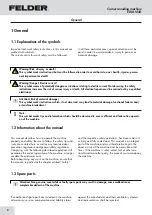 Preview for 4 page of Felder ERM 1050 Operating Manual