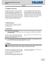 Preview for 8 page of Felder FAT 300 User Manual