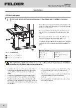 Предварительный просмотр 14 страницы Felder FB 510 User Manual