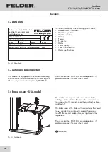 Предварительный просмотр 16 страницы Felder FB 510 User Manual