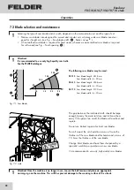 Предварительный просмотр 22 страницы Felder FB 510 User Manual