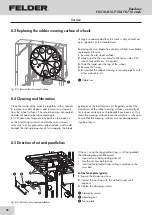 Предварительный просмотр 30 страницы Felder FB 510 User Manual