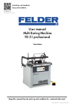 Felder FD 21 professional User Manual preview