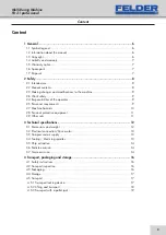 Preview for 3 page of Felder FD 21 professional User Manual