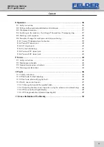 Preview for 5 page of Felder FD 21 professional User Manual