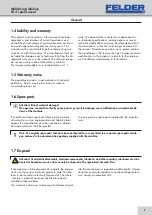 Preview for 7 page of Felder FD 21 professional User Manual