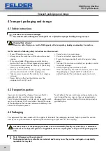 Preview for 16 page of Felder FD 21 professional User Manual