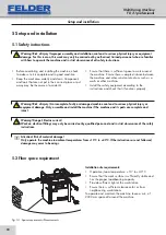 Preview for 20 page of Felder FD 21 professional User Manual