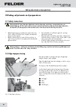 Preview for 24 page of Felder G 200 Operating Manual