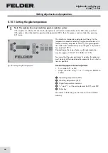 Preview for 32 page of Felder G 200 Operating Manual