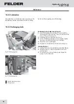 Preview for 40 page of Felder G 200 Operating Manual