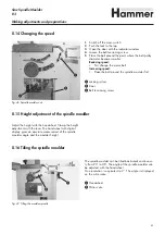 Предварительный просмотр 43 страницы Felder HAMMER B3 User Manual