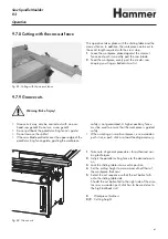 Предварительный просмотр 61 страницы Felder HAMMER B3 User Manual