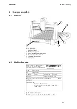 Preview for 21 page of Felder Hammer HNC 47.82 Translation Of The Original Operating Instructions