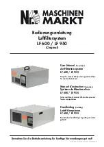 Felder Nr.1 LF 600 User Manual preview