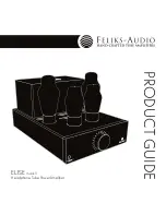 Feliks-Audio ELISE mark II Product Manual предпросмотр