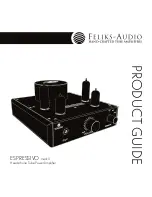 Предварительный просмотр 1 страницы Feliks-Audio ESPRESSIVO mark II Product Manual