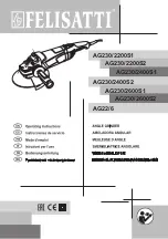 Preview for 1 page of Felisatti AG22/6 Operating Instructions Manual