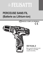 Предварительный просмотр 61 страницы Felisatti DC10,8L2 Original Instruction Manual