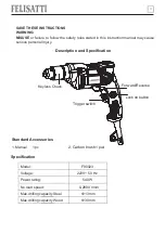 Предварительный просмотр 13 страницы Felisatti F90023 Manual