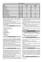 Preview for 4 page of Felisatti HF25/1500 Operating Instructions Manual