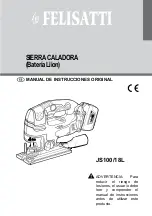 Предварительный просмотр 21 страницы Felisatti JS100 Original Instruction Manual