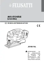 Предварительный просмотр 41 страницы Felisatti JS100 Original Instruction Manual