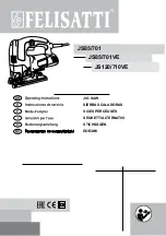 Предварительный просмотр 1 страницы Felisatti JS120/710VE Operating Instructions Manual