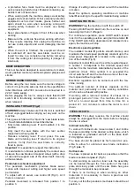 Preview for 4 page of Felisatti JSF100/650VE Operating Instructions Manual