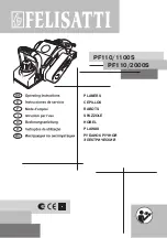 Felisatti PF110/1100S Operating Instructions Manual preview