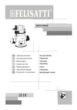 Felisatti RF62/1500VE Operating Instructions Manual preview