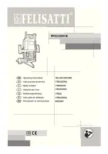 Предварительный просмотр 2 страницы Felisatti RF62/2200VE Operating Instructions Manual