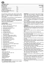 Preview for 4 page of Felisatti RF62/2200VE Operating Instructions Manual