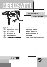 Felisatti RH45/1100VE Operating Instructions Manual preview