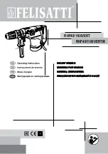 Felisatti RHF40/1100VERT Operating Instructions Manual preview