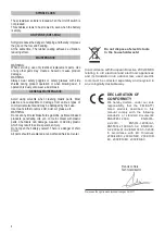 Preview for 6 page of Felisatti SDF3.6R Operating Instructions Manual