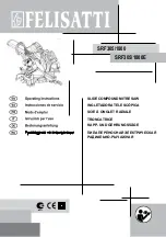 Preview for 1 page of Felisatti SRF305/1800 Operating Instructions Manual