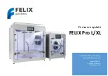 Felix printers Pro Series Firmware Update preview