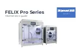 Felix printers Pro Series Maintenance Manual preview