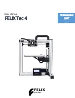 Felix printers Tec 4 User Manual preview