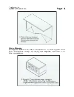 Preview for 13 page of Felix Storch SUMMIT C301AUTOGLASS Use And Care Manual