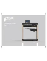 FELIXprinters FELIX Pro 2 Quick Start Manual предпросмотр